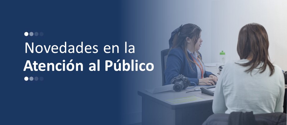 Novedades atención al público