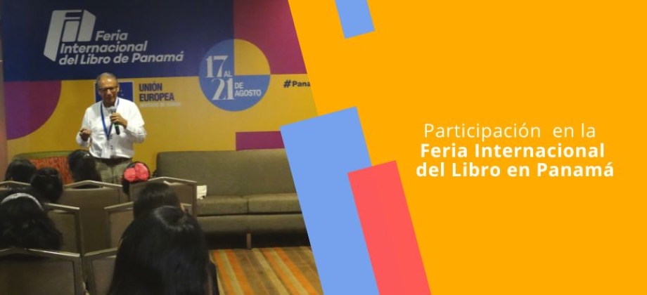Celso Román en la Feria Internacional del Libro en Panamá