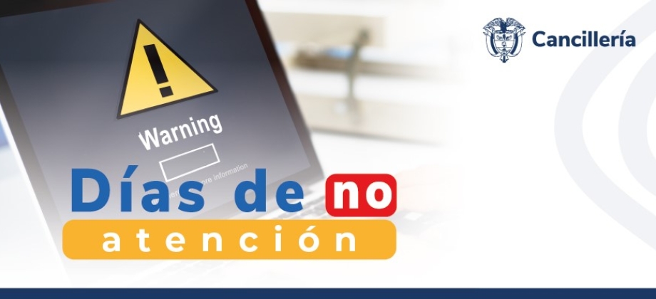 Embajada y Consulados de Colombia en Panamá no tendrán atención al público el 8 y 20 de diciembre de 2023