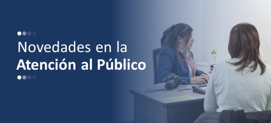 Novedades atención al público