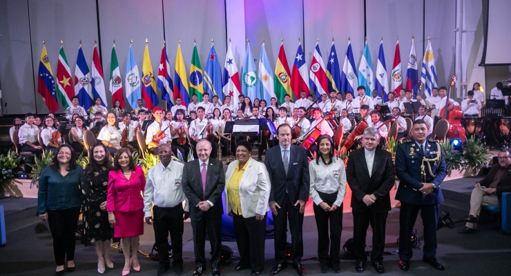 Concierto para celebrar los 100 años de relaciones bilaterales entre Colombia y Panamá.