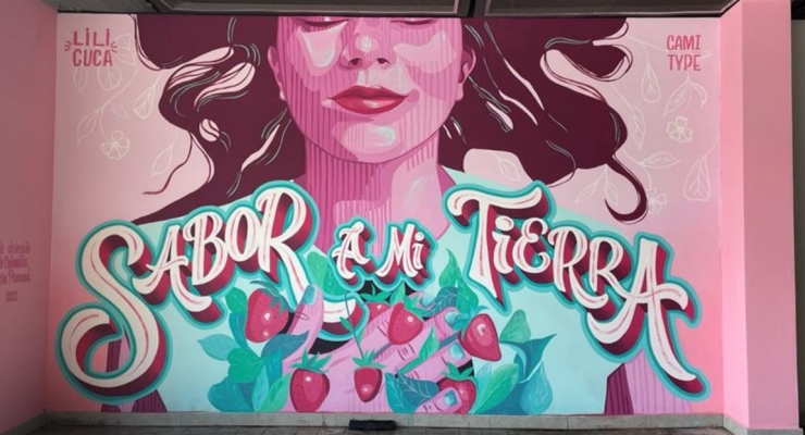 Embajada de Colombia inauguró el mural “Sabor a mi Tierra” en el Mercado San Felipe Neri