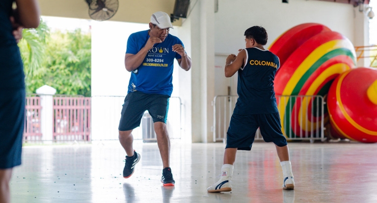 Ocho jóvenes boxeadores de la Casa Lúdica de Leticia realizaron un intercambio deportivo en Ciudad de Panamá