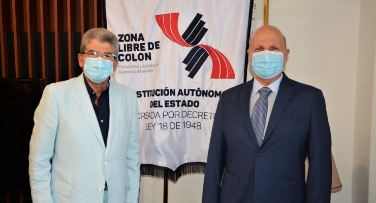 Embajador de Colombia en Panamá sostuvo un encuentro productivo con el Gerente de la Zona Libre de Colón, Giovanni Ferrari